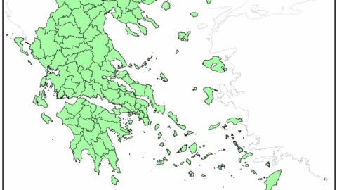 Ημερήσιος Χάρτης Πρόβλεψης Κινδύνου Πυρκαγιάς την Τετάρτη 21 Μαΐου 2025