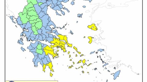 Ημερήσιος Χάρτης Πρόβλεψης Κινδύνου Πυρκαγιάς της Τετάρτης 18 Ιουνίου 2025