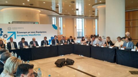 H Β. Μητλιάγκα στη σύσκεψη των Δημάρχων με κυβερνητικό κλιμάκιο στη Θεσσαλονίκη
