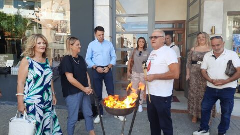 Ο Δήμος Σερρών υποδέχθηκε τη «Φλόγα της Αγάπης» – Μήνυμα για την Εθελοντική Αιμοδοσία