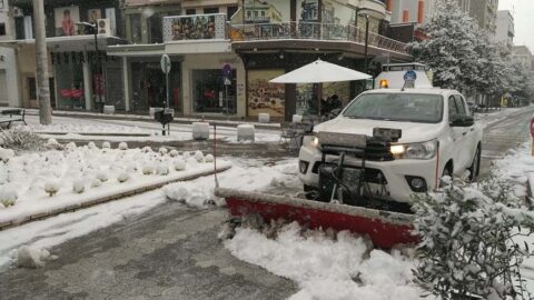 Σε αυξημένη ετοιμότητα ο Δήμος Σερρών για το ενδεχόμενο χιονόπτωσης