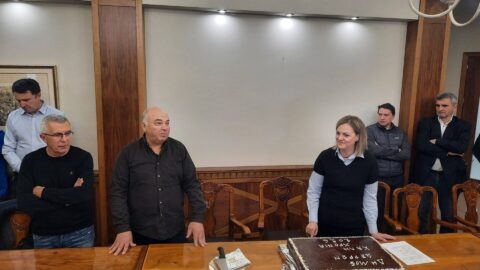 Η κοπή της Βασιλόπιτας στο Δήμο Σερρών