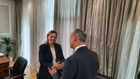 Τη Δήμαρχο Σερρών επισκέφθηκε ο υποψήφιος Περιφερειάρχης Κεντρικής Μακεδονίας Θεόδωρος Καράογλου