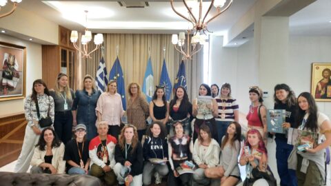 Νέες από Ελλάδα, Ισπανία, Γαλλία και Γερμανία επισκέφθηκαν το Δημαρχείο Σερρών