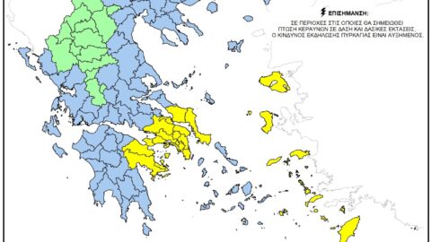 Ημερήσιος Χάρτης Πρόβλεψης Κινδύνου Πυρκαγιάς 24 6 2026