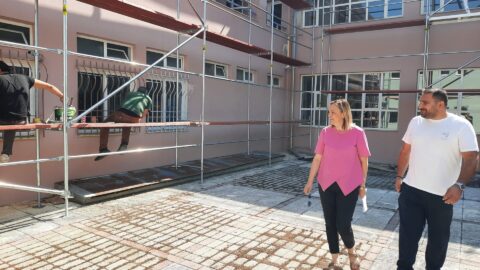 Με εντατικούς ρυθμούς οι εργασίες ανακαίνισης στο 1ο ΕΠΑΛ και στο Μουσικό Σχολείο Σερρών – Αυτοψία της Δημάρχου Βαρβάρας Μητλιάγκα