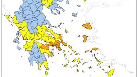 Ημερήσιος Χάρτης Πρόβλεψης Κινδύνου Πυρκαγιάς 17 7 2026