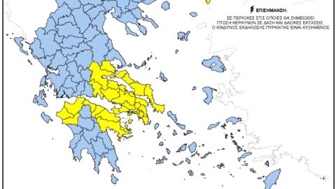 Ο Ημερήσιος Χάρτης Πρόβλεψης Κινδύνου Πυρκαγιάς 17 8 2026