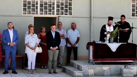 Στις τελετές αγιασμού σχολικών μονάδων η Δήμαρχος Σερρών Βαρβάρα Μητλιάγκα