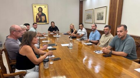 Δήμος Σερρών: Συνάντηση εργασίας για την αναβάθμιση του Δημοτικού Σταδίου Σερρών «Γεώργιος Τοπτσής»